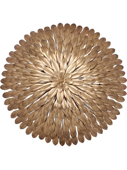 Broche 6-Light Wall Sconce in Antique Gold.